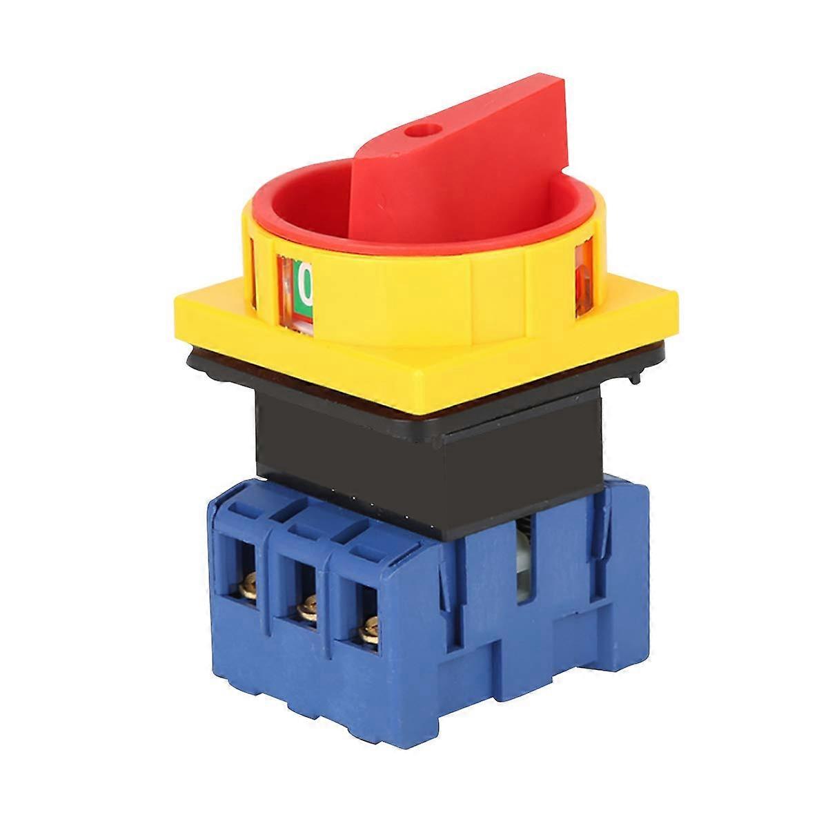 Universal Changeover Selector Switch, Power Transfer, 2-Position Rotary Cam, LW30-40A 380V 40A, For Motors and Generators