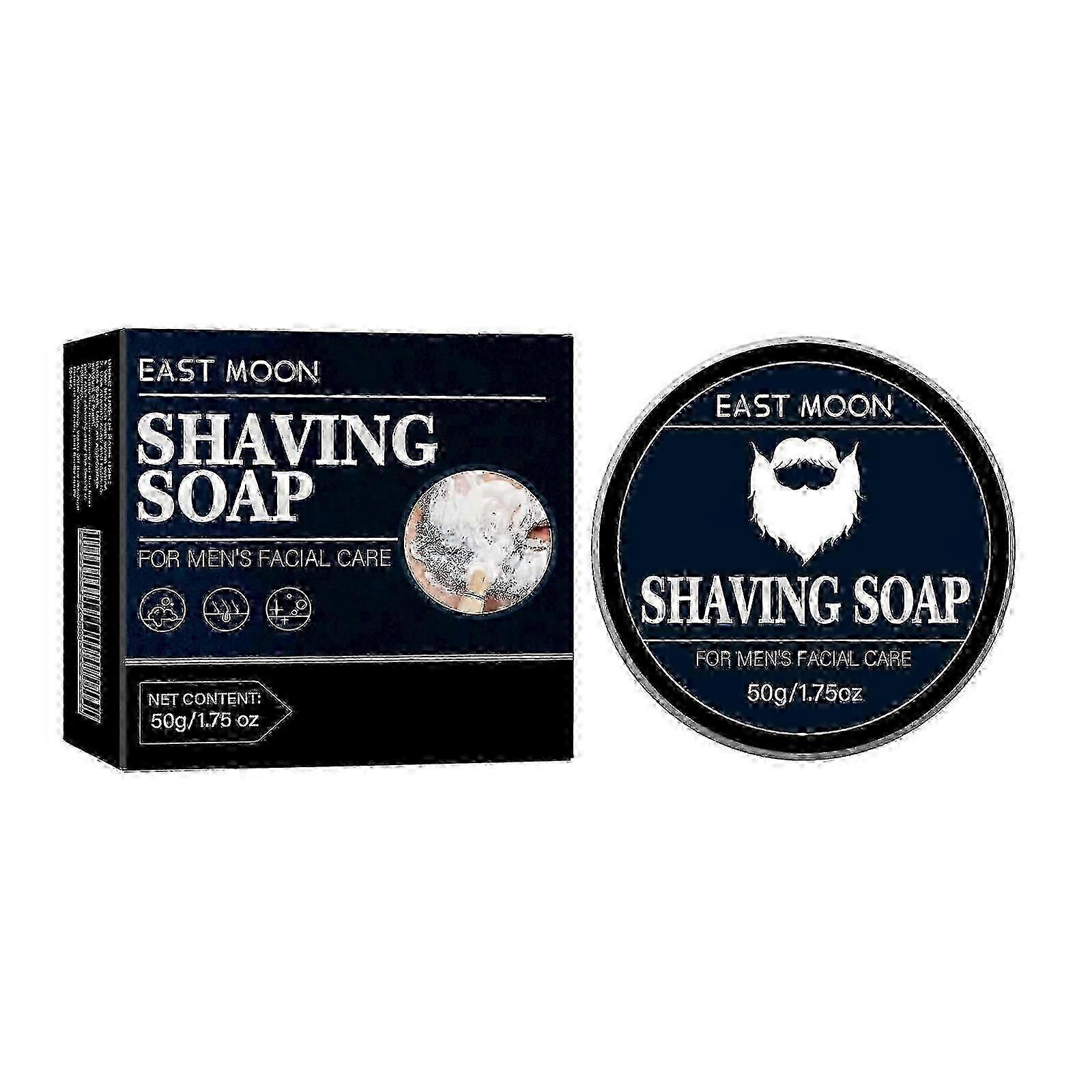 Shaving Soap For Men, Shave Beard Men's Facial Foam Rich Smooth Gentle