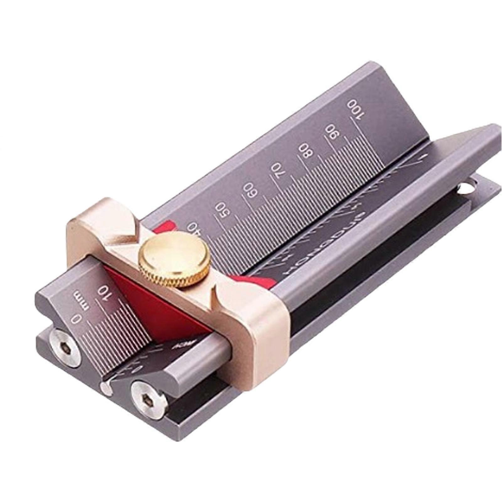Measuring Gauge 3 In 1 Multifunction Depth Gauge Miter Gauge Drill Stop Measure Gauge for Accurate Height Angle Control