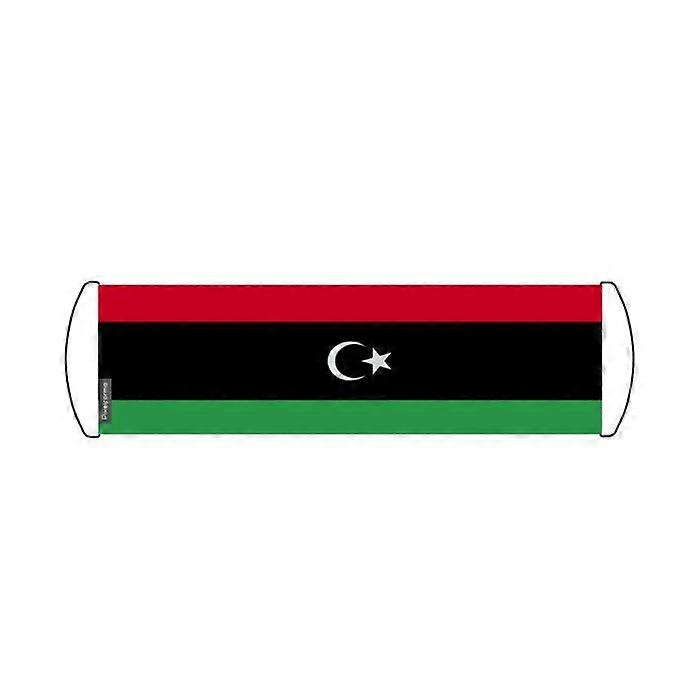 Flag - Libya - 17 x 50 cm - Polyester - Waterproof - Double-sided