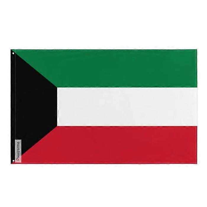 Flag - Kuwait - 96 x 144 cm - Polyester - Double-sided print - Iron eyelets