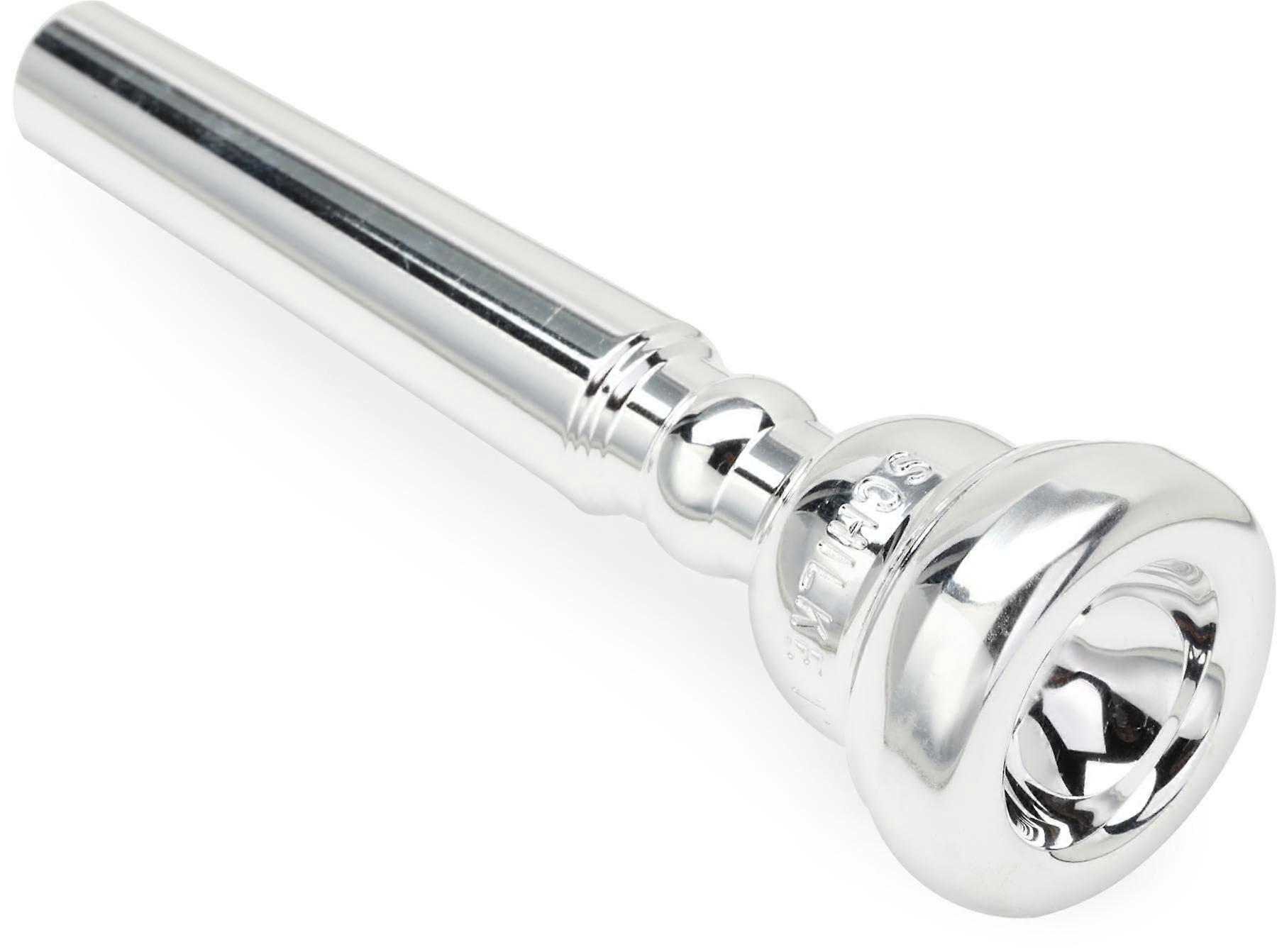 Standard Series Trumpet Mouthpiece Silver Group II 15B Model, 3C Size, Durable Silver Material