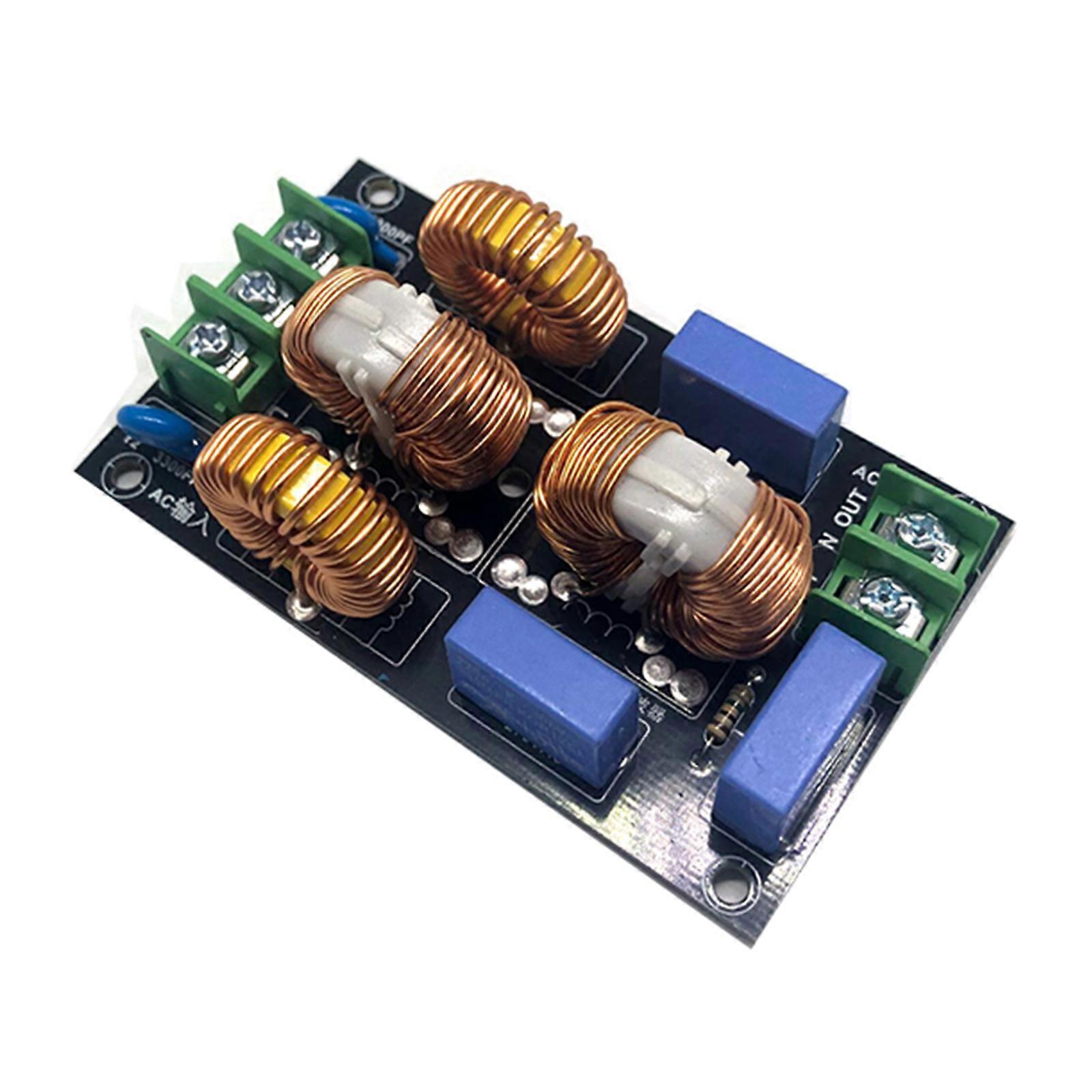 4A 10A 20A AC EMI GÜÇ Filtresi EMC 110V 220V Arıtma Gücü RFI DC İzolatör Filtre Gürültü Ses Dekoder Amplifikatörü için Ortak Mod