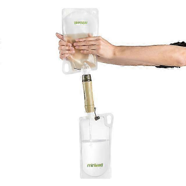 Portable Water Filter L605B for Camping, Hiking, and Emergency Survival, Suitable for Outdoor Activities