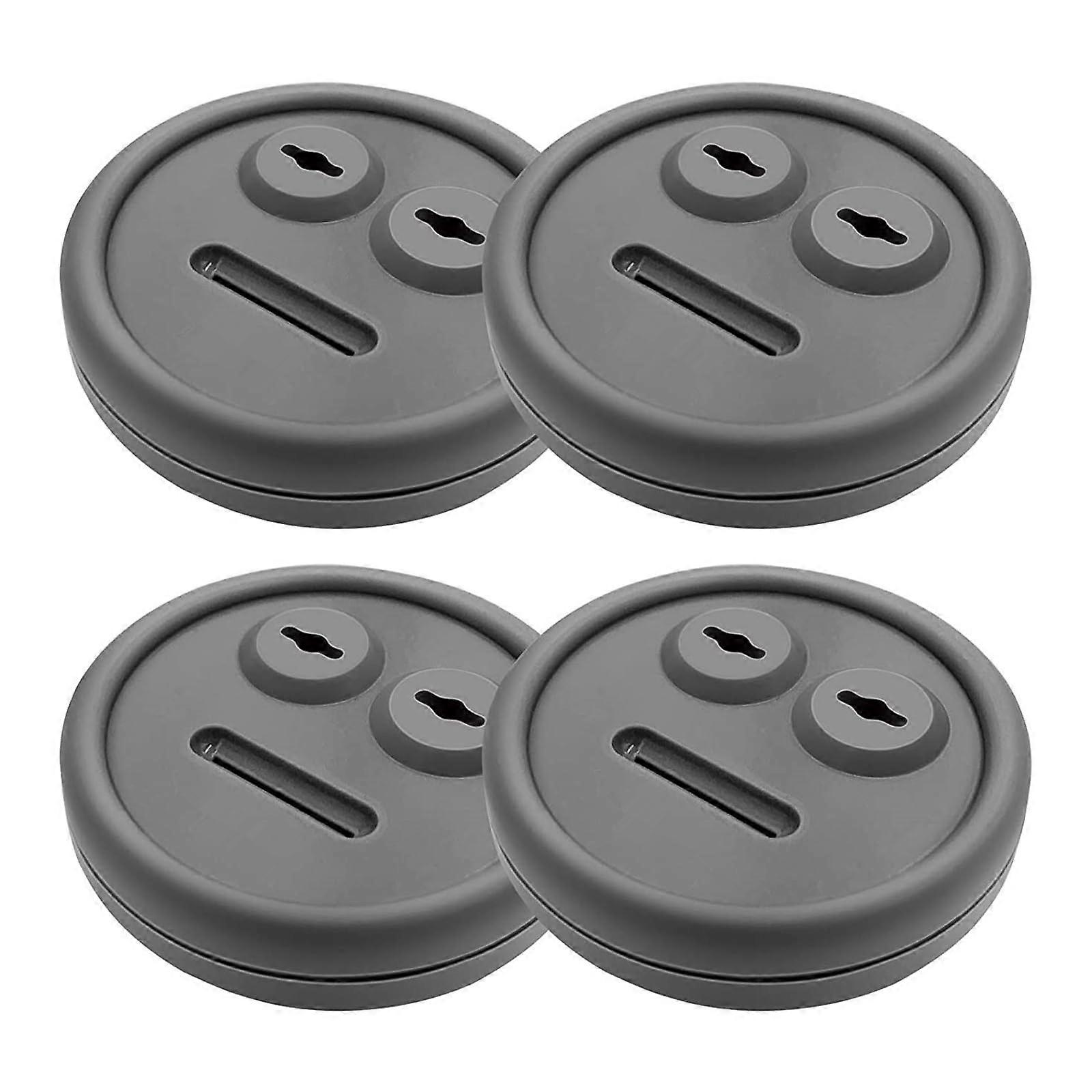 4Pcs Meat Thermometers Probes Grommets for BBQ Grills Heat Resistant Thermometer Gaskets Compatible with Standard Grilling Sizes