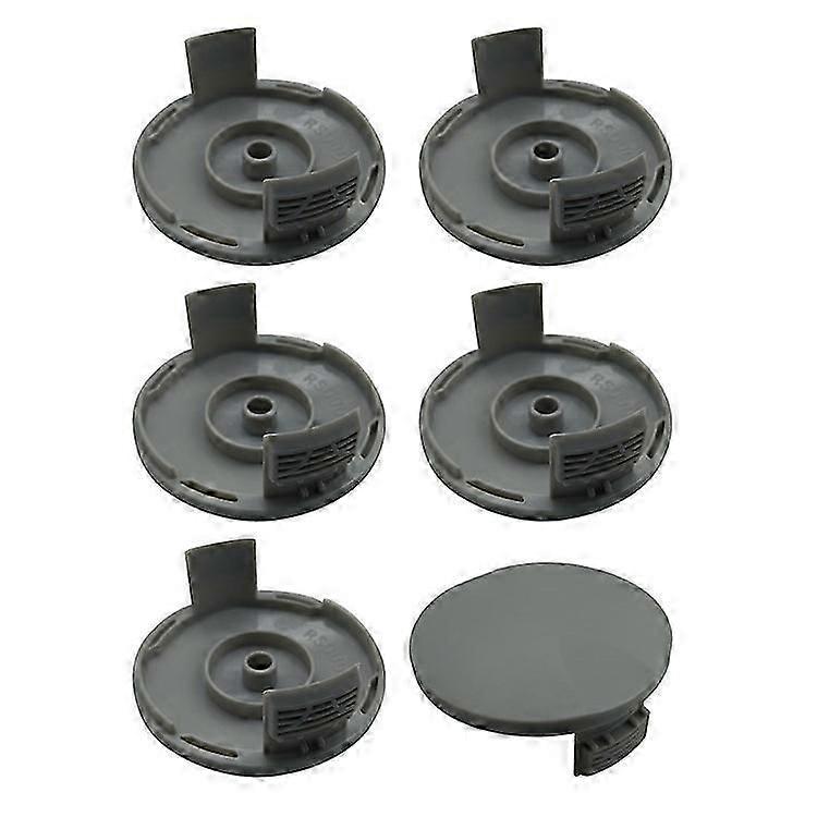 RAC122 6Pcs Replacement Spool Cap Compatible For Ryobi RLT4027 / RLT4125 / RLT5027 / RLT6030 / RLT5127 / RLT6130 Mower A