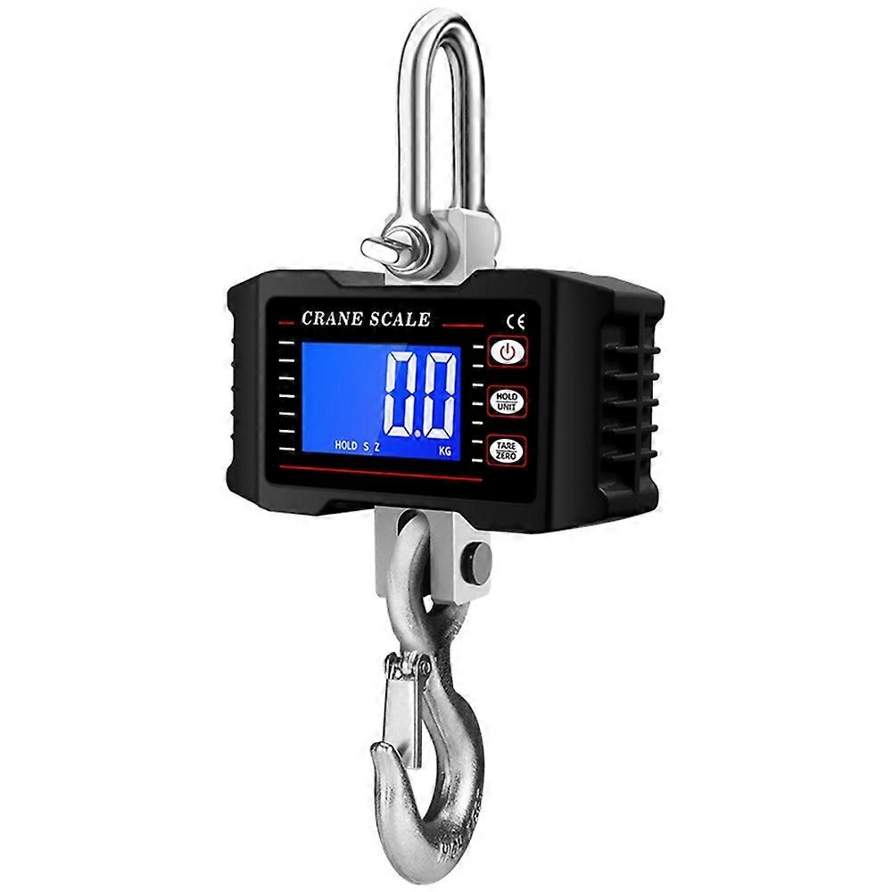 P1 1500kg Digital Hanging Scale Heavy Duty Crane Scale LCD Display Industrial Hook Scale