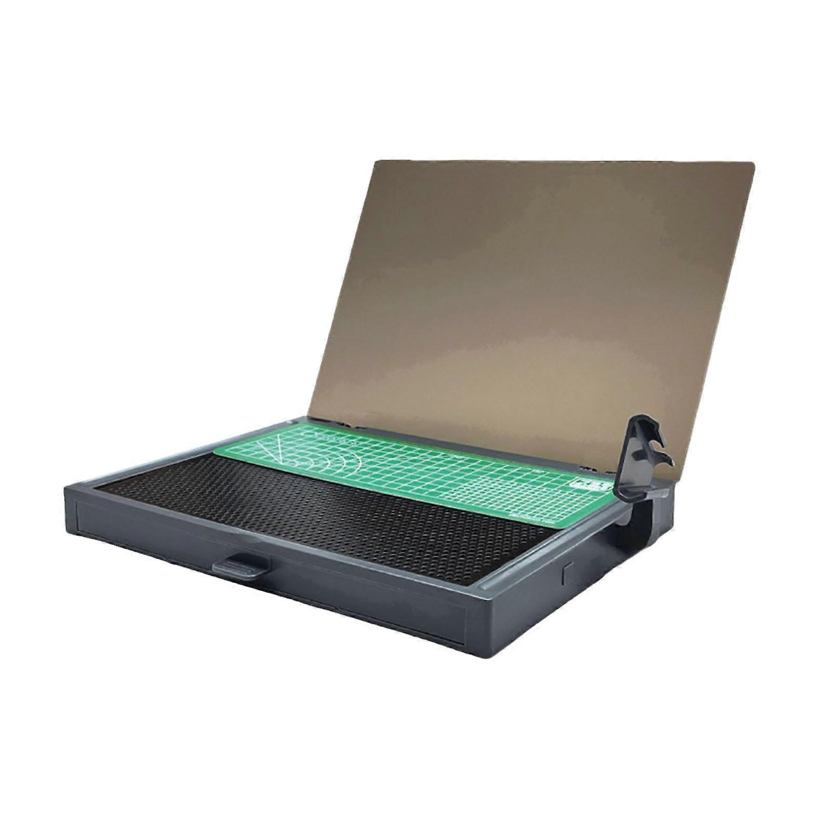 Model Work Table with Pliers Rack Tool Storage Box for Cutting Model Making