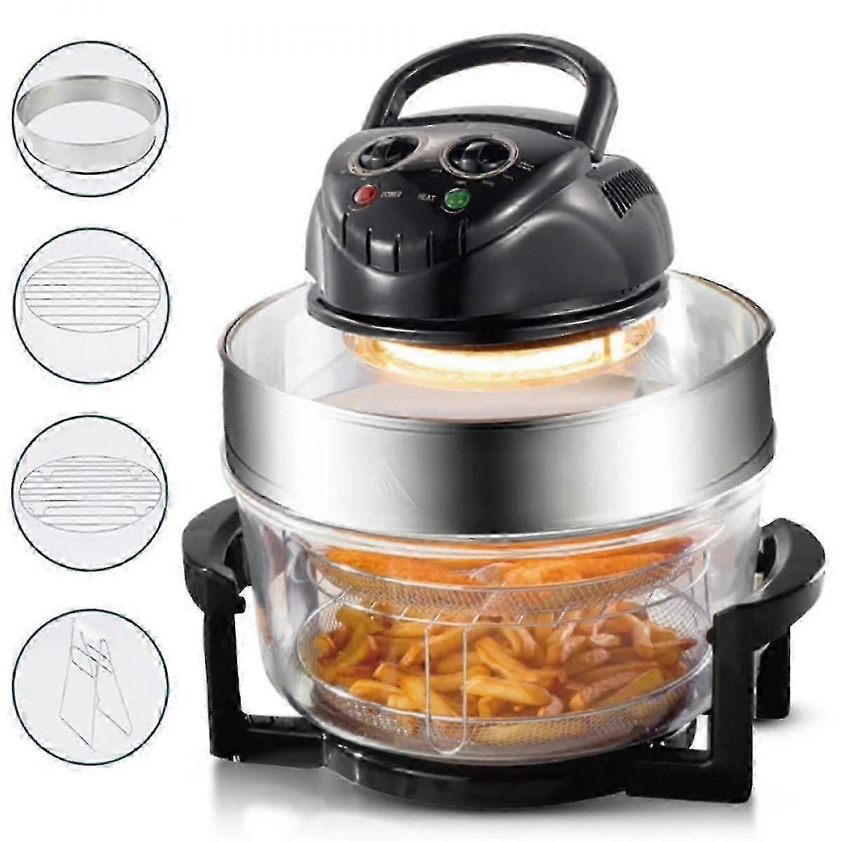 17l Halogen Air Fryer Rotary Convection Oven Multi Cooker Low Fat Health