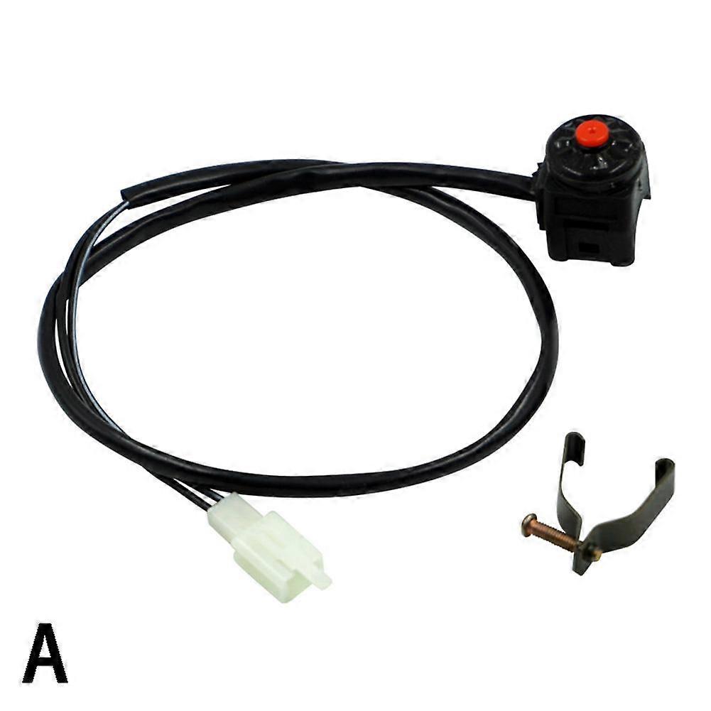 Universal Motocicleta Kill Switch Push Button Chifre Partida Dirt Bike ATV UTV
