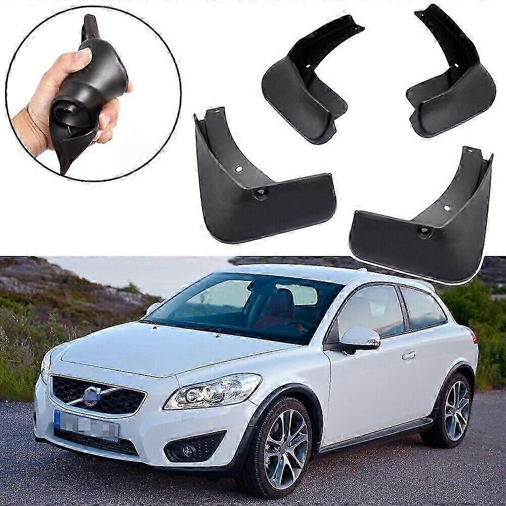 4pcs λασπωτής φτερών λασπών πτερυγίων λασπών αυτοκινήτων για τη Volvo C30 κουπέ 2007-2013