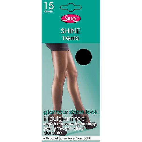 Silky Womens/Ladies Shine Tights Extra Size (1 Pair)