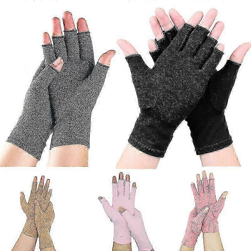 Fingerless Compression Gloves for Arthritis Relief and Support for Joint Pain Suitable for Various Conditions