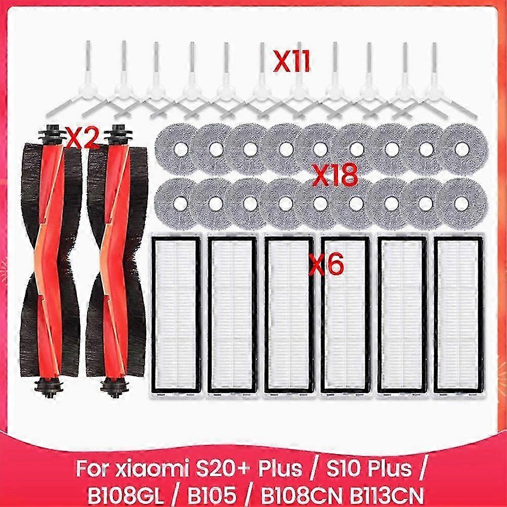 For Robot Vacuum S20+ Plus / S10 Plus / B108GL / B105 / B108CN B113CN Parts Accessories Filter Main
