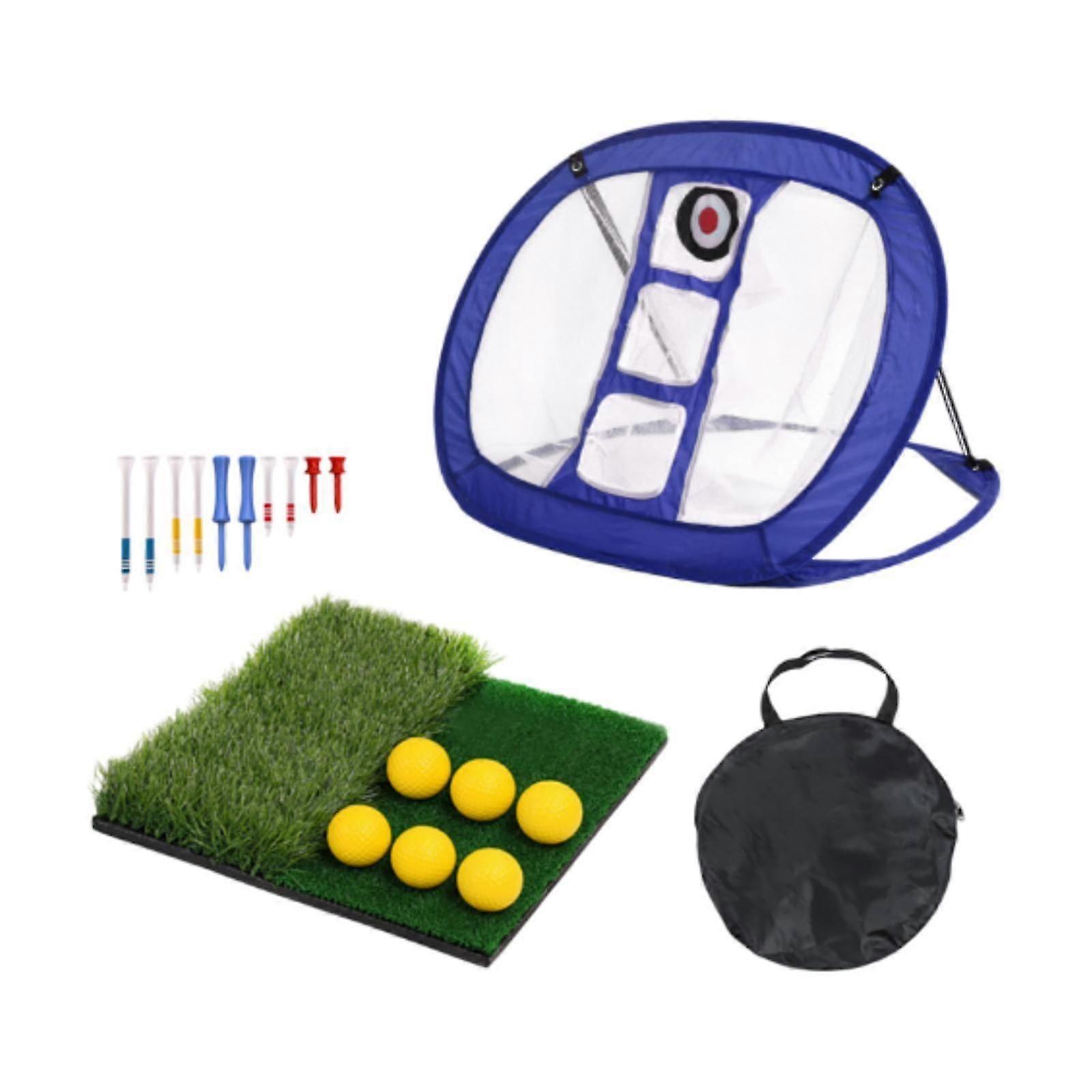 Golf Practice Net Set Golf Hitting Nets for Indoor Outdoor Use Home Backyard