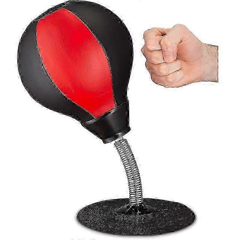 حقيبة ملاكمة لتخفيف التوتر ، حقيبة ملاكمة مكتبية شديدة التحمل ، هدية أبيض مضحك - أسود