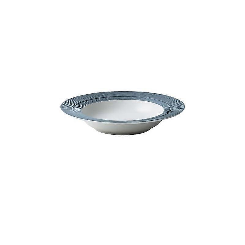 European Style Ceramic Pasta Plate Set Deep Plates For Pasta Salad And Soup Western Tableware Variant B Single-Coloured