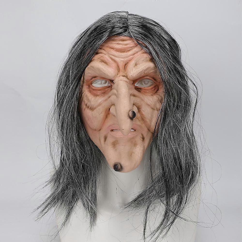 Halloween horror witch mask, party live mask