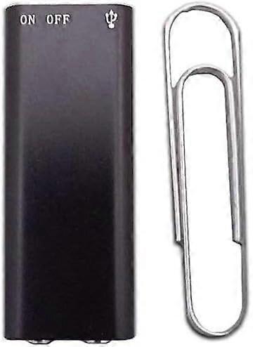 Omo Micro Voice Recorder, 8GB Digital Audio Recorder with 90 Hours of Storage, One-Click Recording