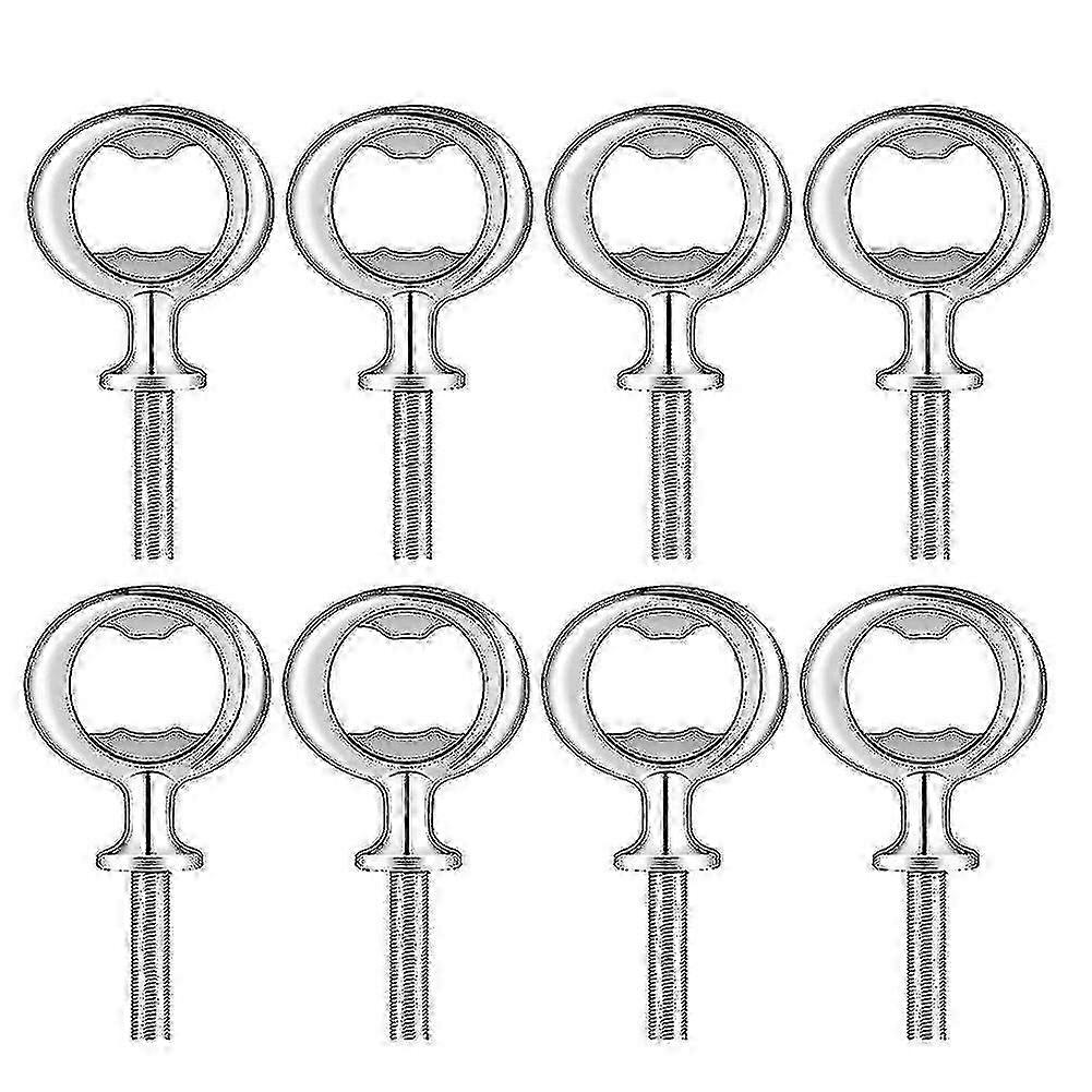 DIYプロジェクトのための8ピースメタルボトルオープナープナーディキット