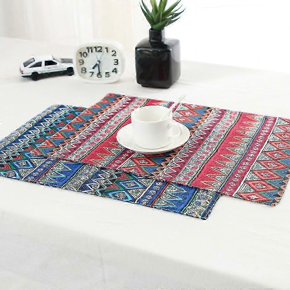 Cotton Linen Heat Insulation Rectangular Placemat