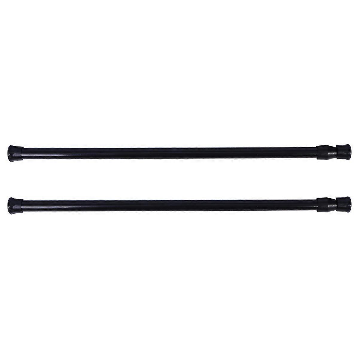 2pcs Retractable Tension Rods for Clothes Drying, Shower Curtains, Easy Installation, Corrosion Resistant, Suitable for Bathrooms and Windows
