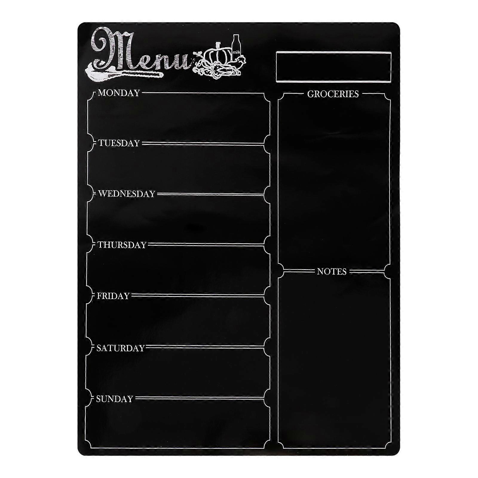 Magnetic Weekly Meal Planner Notepad for Fridge – Easy Grocery List & Family Organization Calendar with Daily Reminders for Holidays