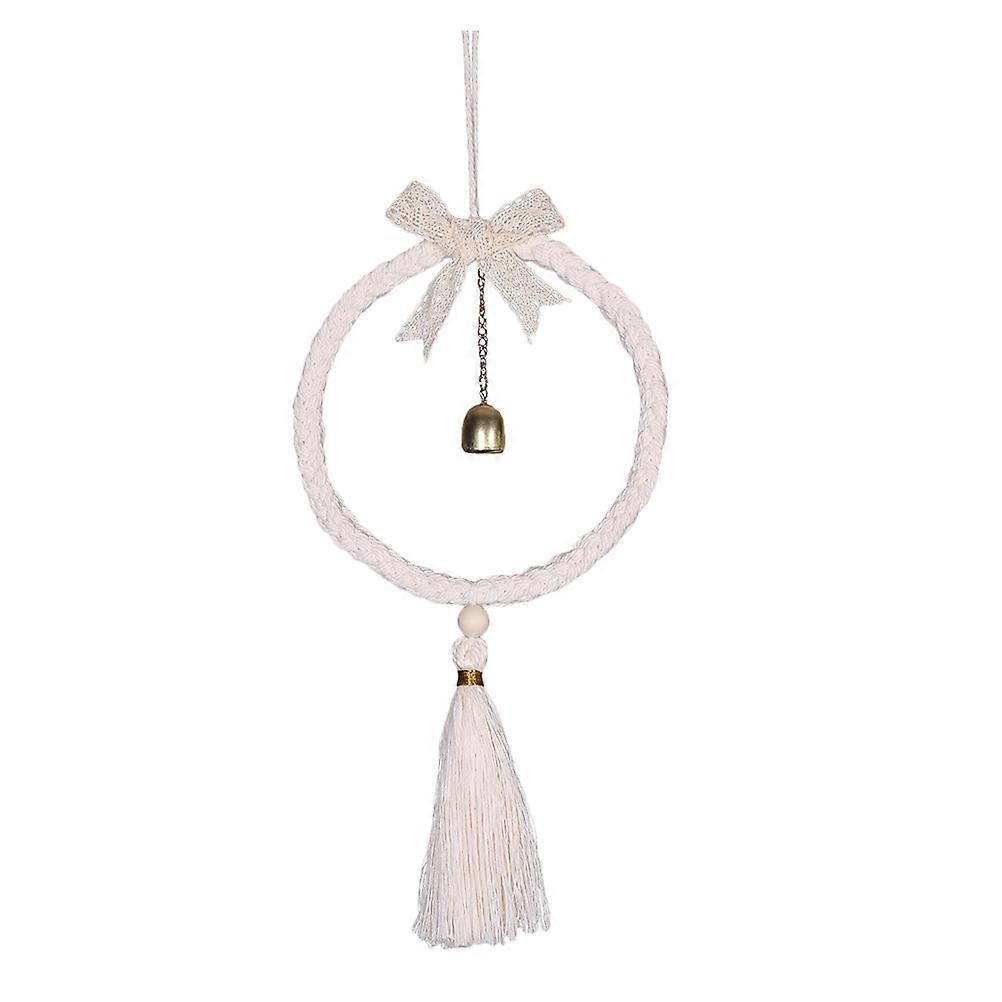 Hanging Room Decor Dream Catcher Beige 50x18.9cm Metal Bohemian Style 1Pack