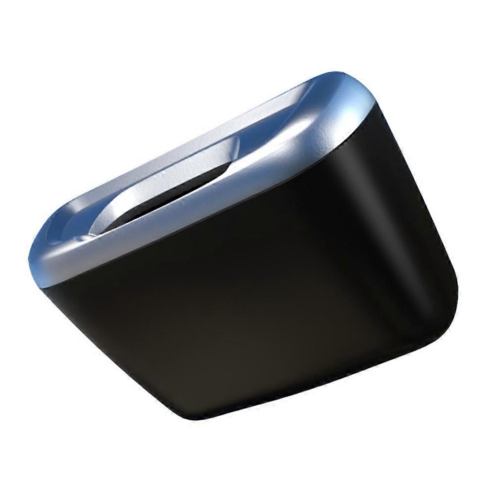 Automobile Trash Can Multi Function Vehicle Door Side Waste Bin Portable Use Silver 18x6.5x12cm Leak Proof 1Pack