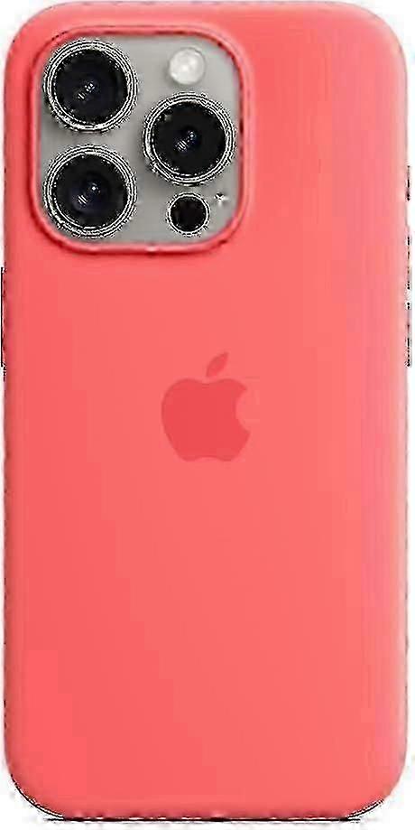 \u200bנרתיק סיליקון עם MagSafe עבור Apple iPhone 15 Pro - כיסוי מגן לטלפון עם התאמה מגנטית מאובטחת\u200b