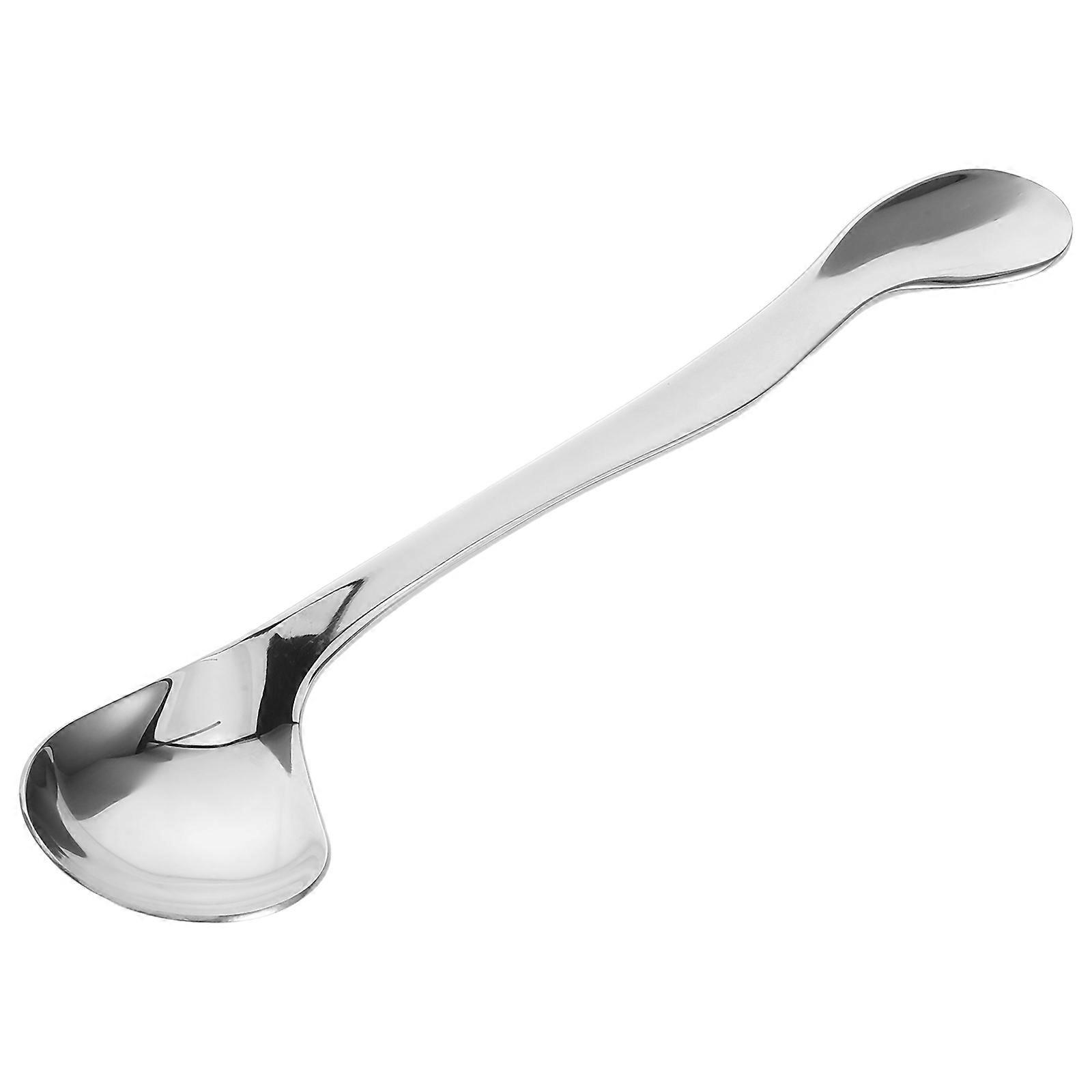Ergonomic Adaptive Spoon for Elderly and Hand Tremor Patients with Curved Handle and Deep Spoon Head for Right Handed Self Feeding
