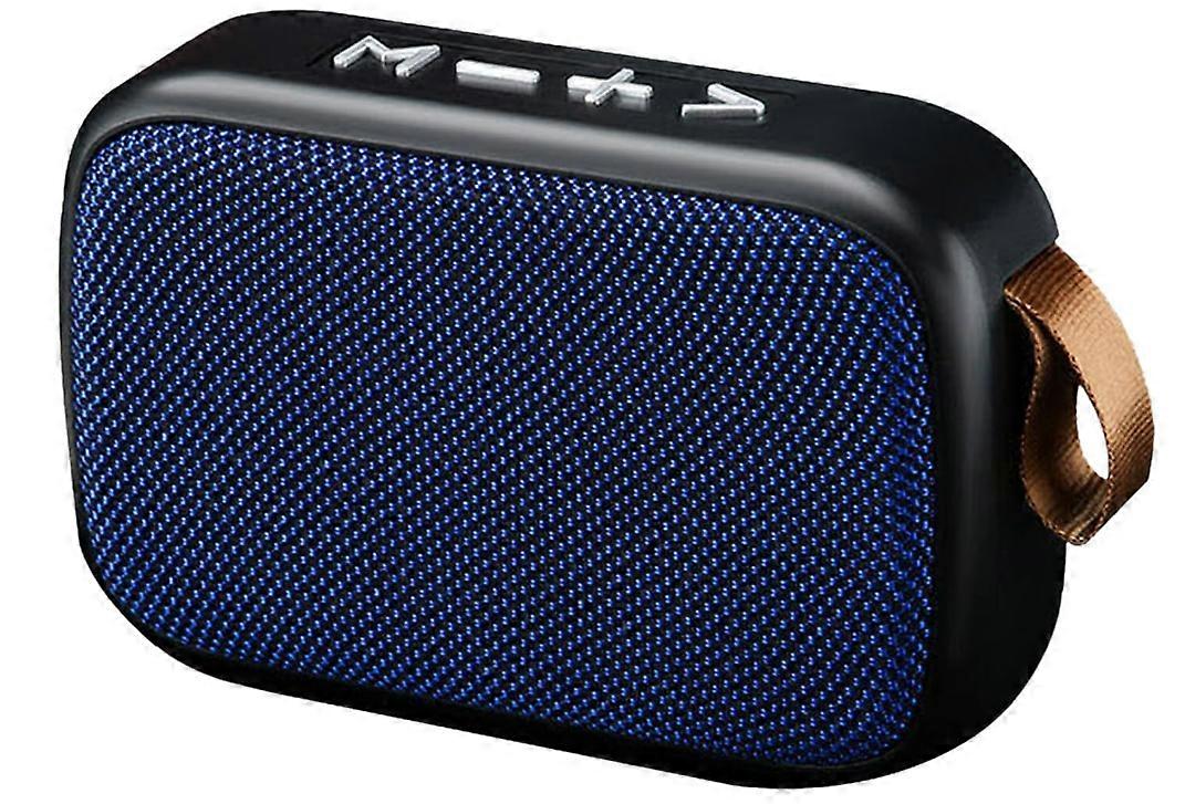 Portable Handheld Bluetooth Speaker, Wireless Stereo Subwoofer For Cell phones, PDA,MP3 Players, PCs,Laptop , Supports USB/TF/FM Radio(Blue)