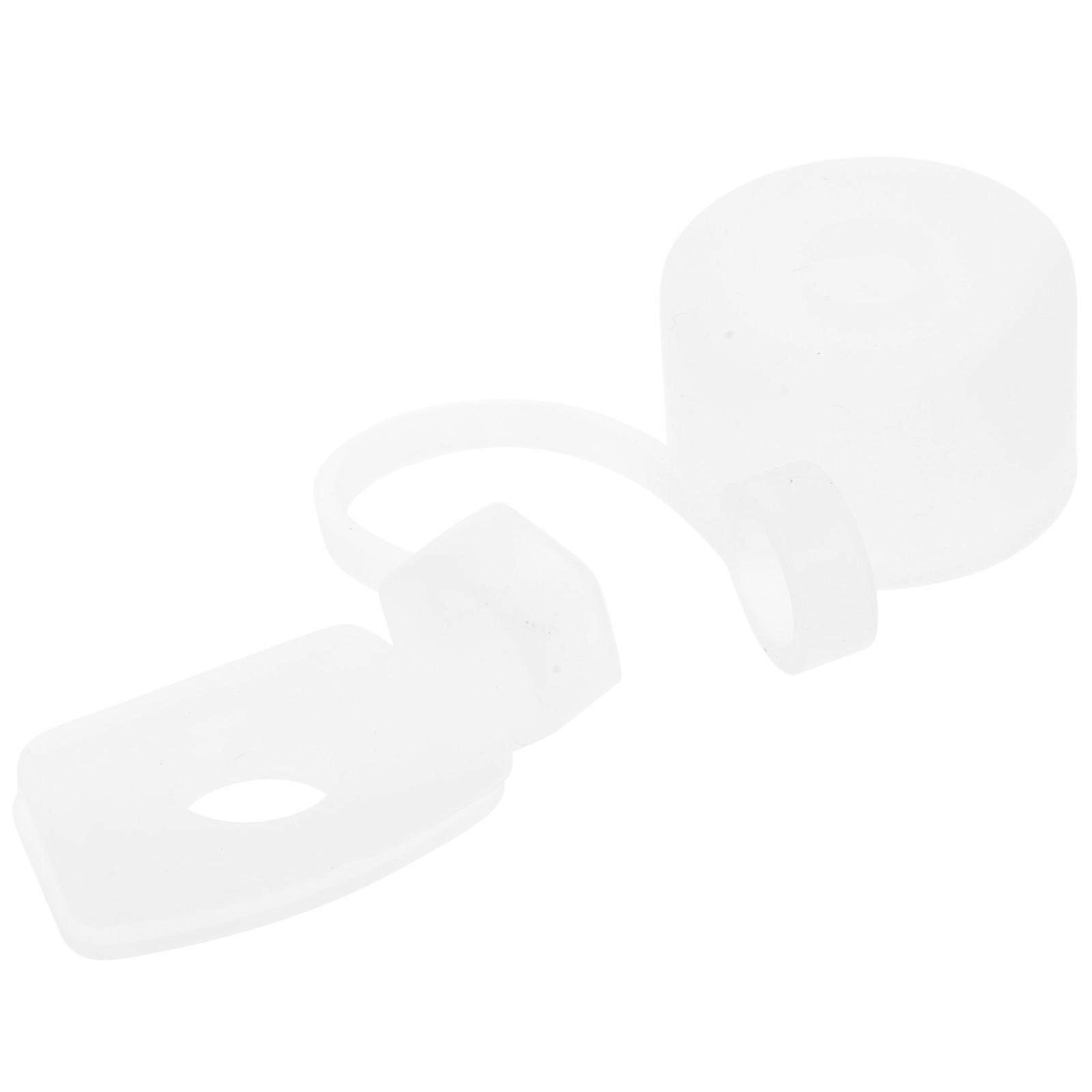 Straw Cover Cap Reusable Cup Cap for Family Use Transparent Securely 1 Set