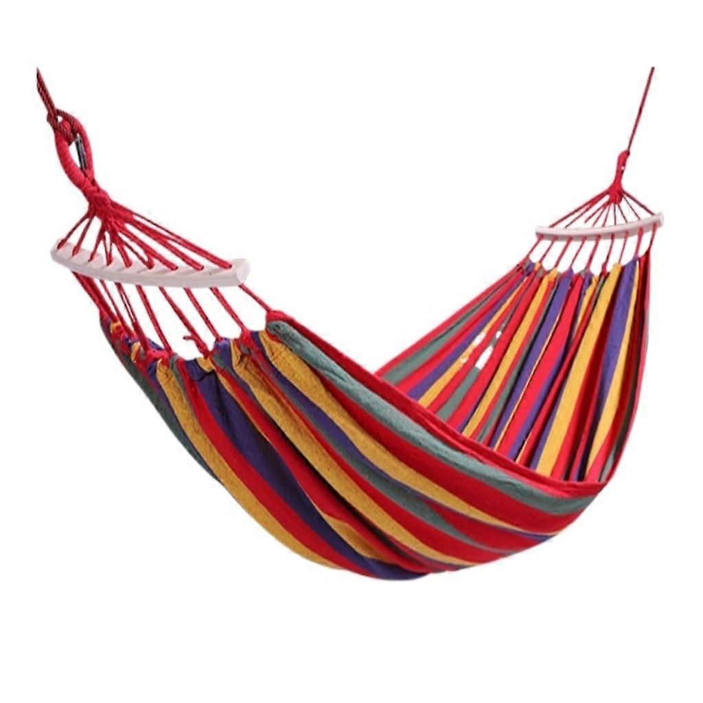 Thick Portable Camping Hammock For Outdoor Use, Single Person Hammock For Home Or Dorm, Anti-Rollover Design Safe Sleep