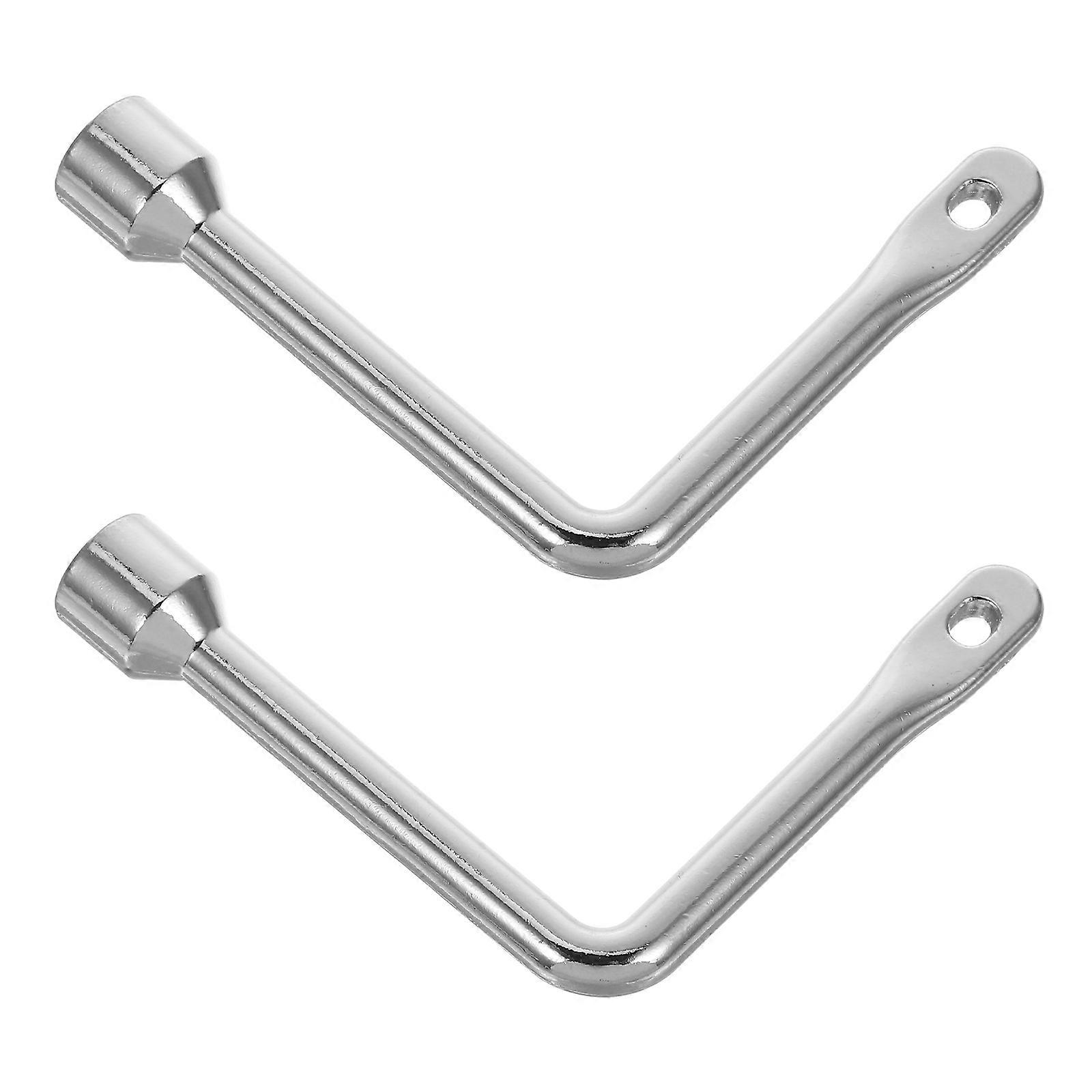 Firemans Drop Key Triangle Cabinet Spanner Multi Functional For Elevator Door Gas Meter Box 2Pcs