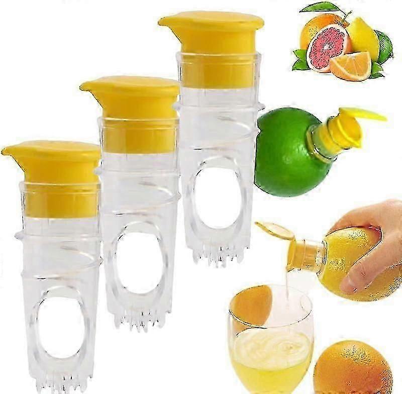 Lemon Mini Squeezer, Screw Top Lemon Juicer, Lemon Squeezer Manual Plastic, Lime Juicer, Squeeze Lime for Cocktails, Drinks