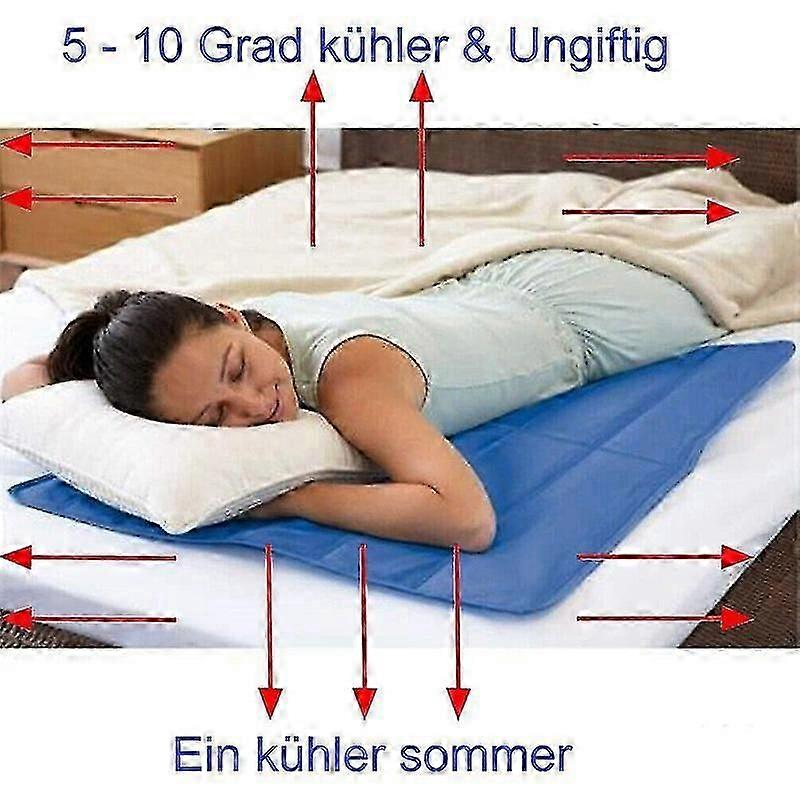 Cooling Mat Self-Cooling Gel Pad Portable Multifunctional for Improved Sleep Summer Home