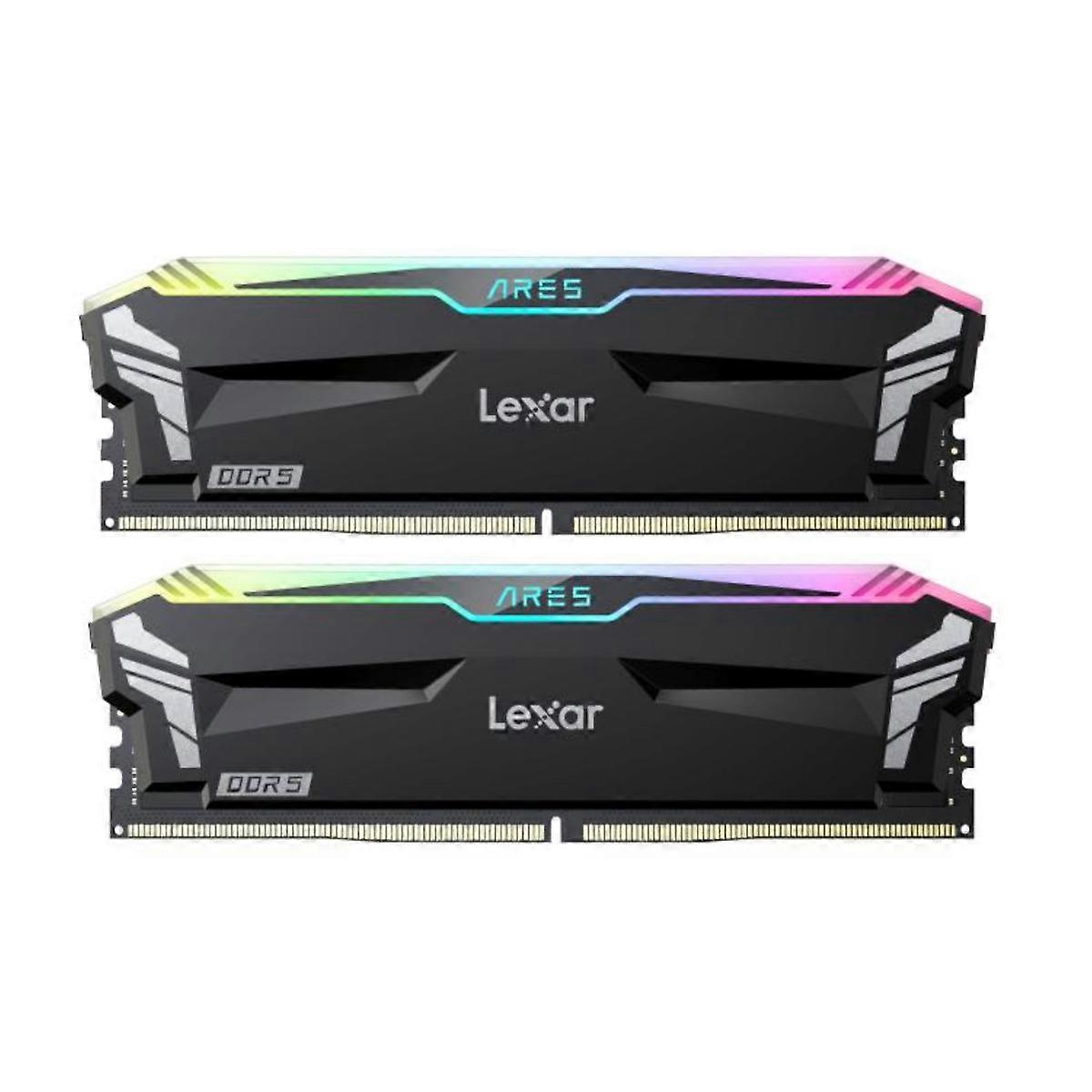 Lexar ARES 16G(8GX2) 3200Mhz Hynix RGB éclairé double memory stick kit noir noir
