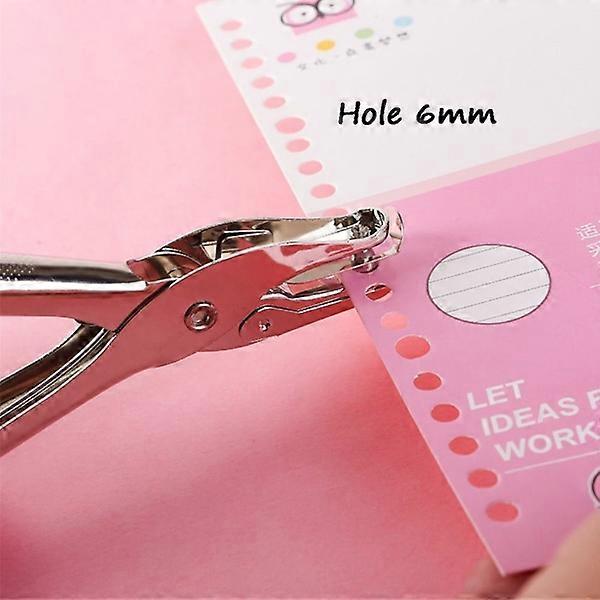 Paper hole punch, single hole