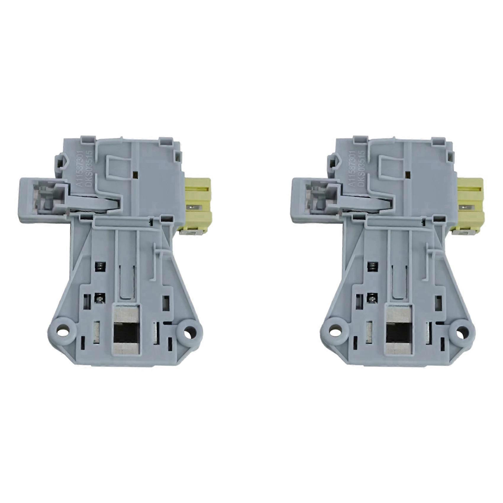 2X Washing Machine Accessories Door Lock Switch Ewf14922s Eww14912 Eww12746s Three-Wire Instantaneou