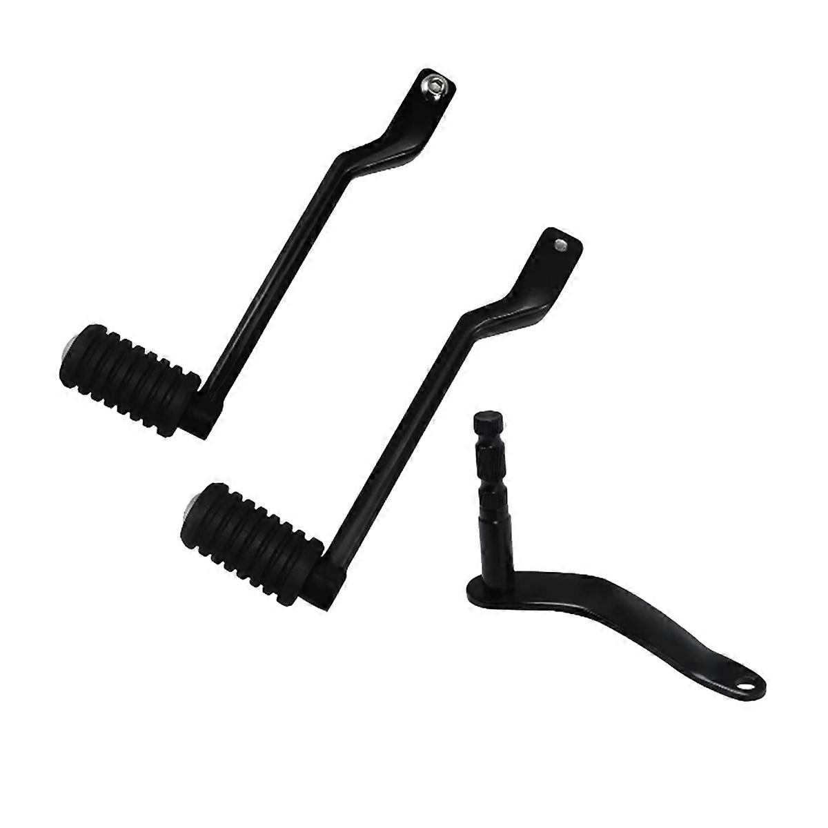 Motorcycle Front Rear Gear Lever with Conversion Heel Toe Shifter Lever for Fat Boy Softail