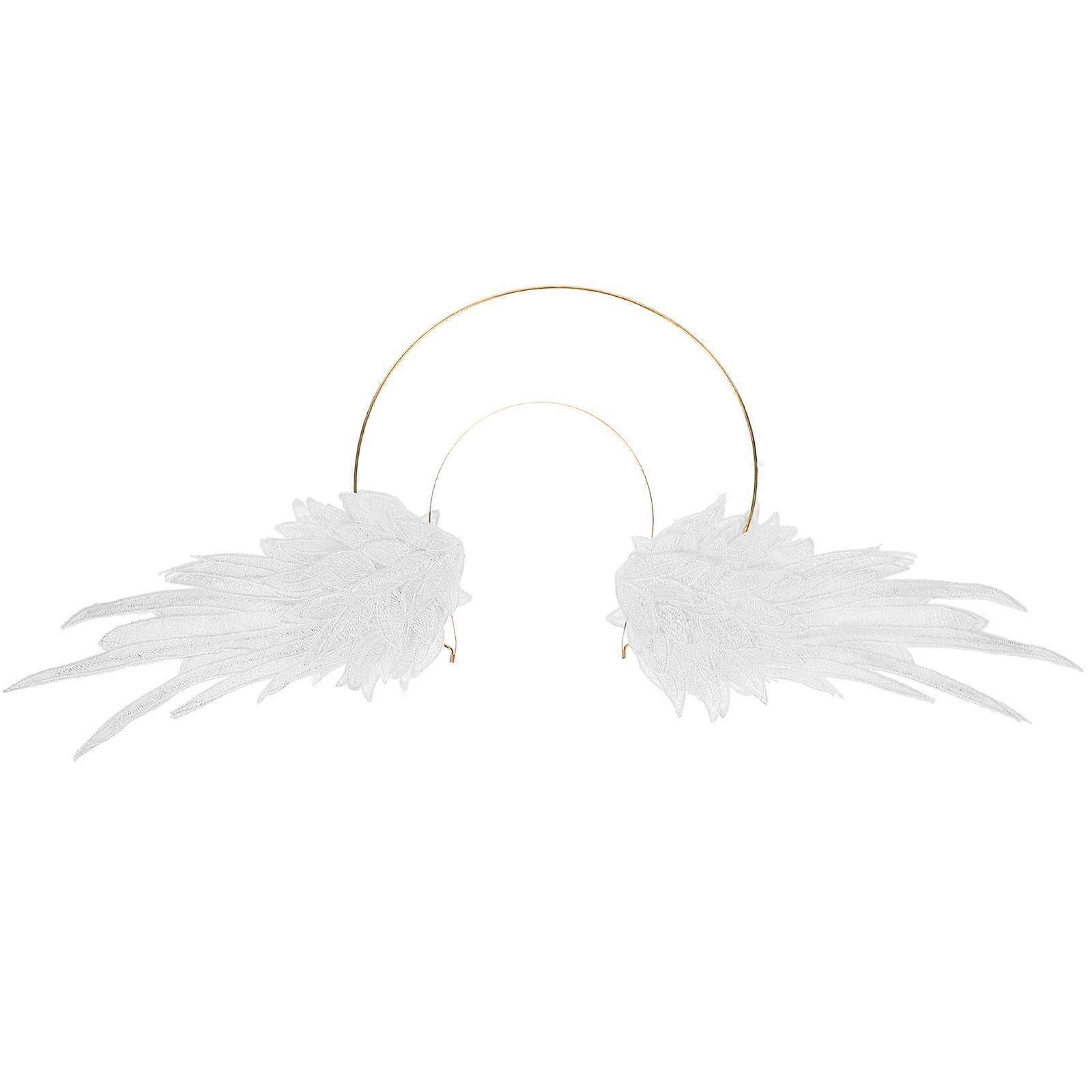 Here's an elegant product description for your **Gothic Goddess Headband with Angel Wings**:
✨ **Elegant Gothic Goddess Headband – Angel Wing