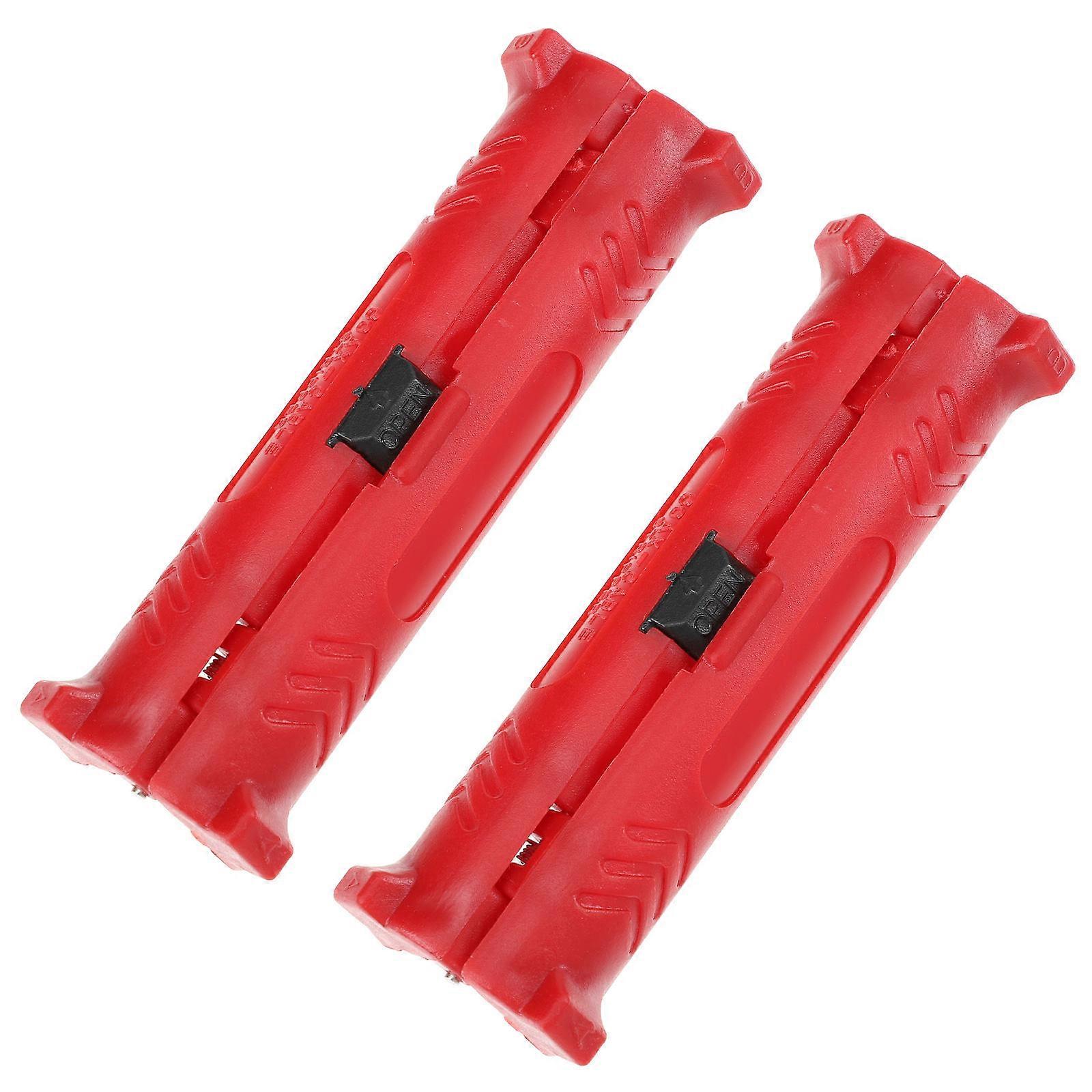 Multipurpose Cable Stripper Multi-Function Wire Stripper Coaxial Wire Stripping Portable .7x2.3cm 2Pcs