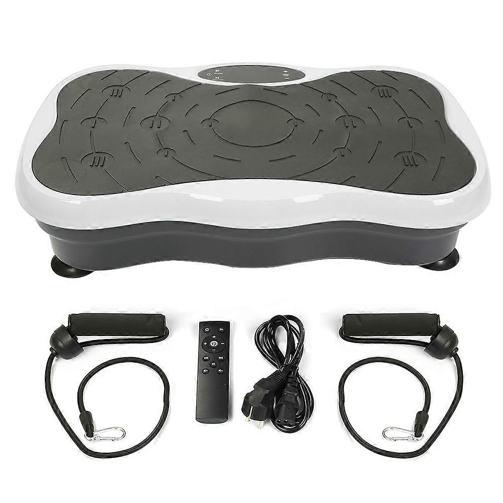 Vibration Plates with 2 Resistance Bands, Fitness Vibrating and Oscillating Platforms with Remote Control, Speaker
