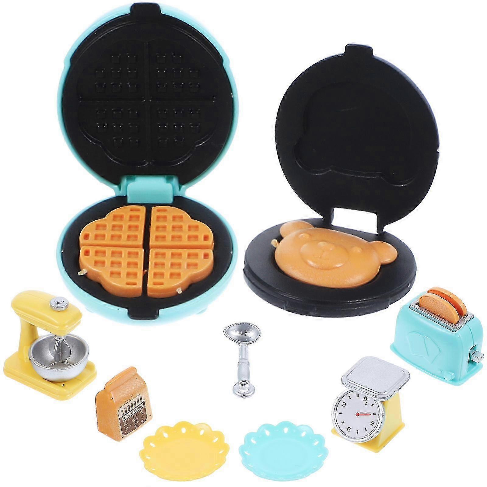1 Set Doll House Kitchenware Mini Blender Toaster Toy Miniatures Accessory
