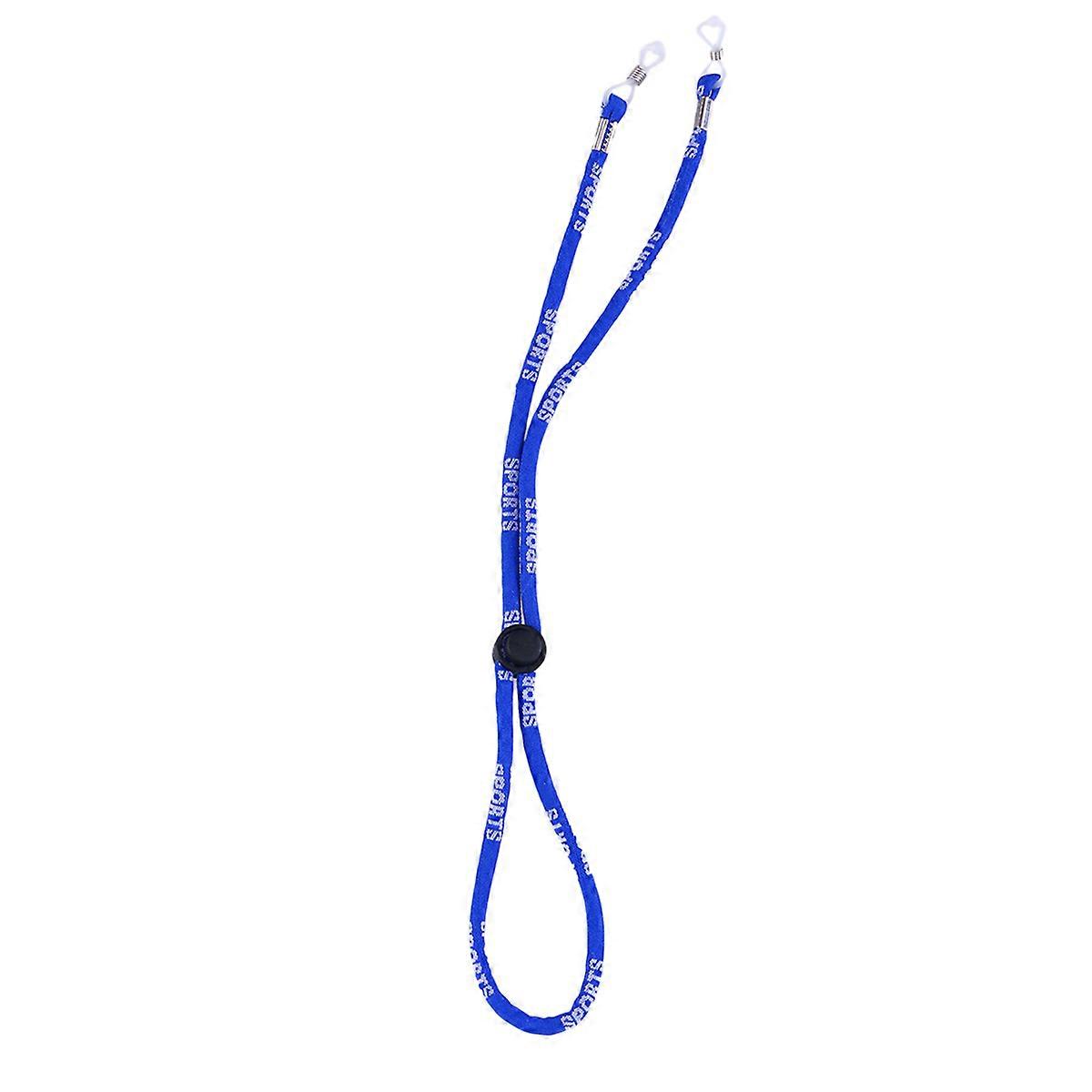 String For Glasses Eyeglasses Strap Anti-Slip Safety Prevent Glasses Fall Blue 620Mm In Length 1Pack