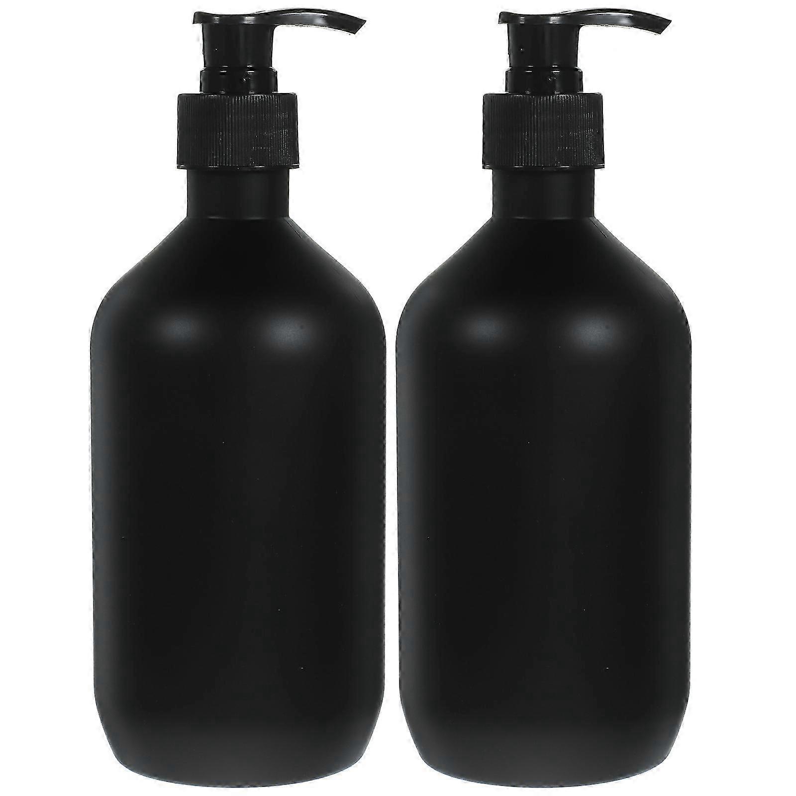 2Pcs Empty Press Pump Bottles Plastic Hand Soap Dispenser Dish Soap Refillable Bottle