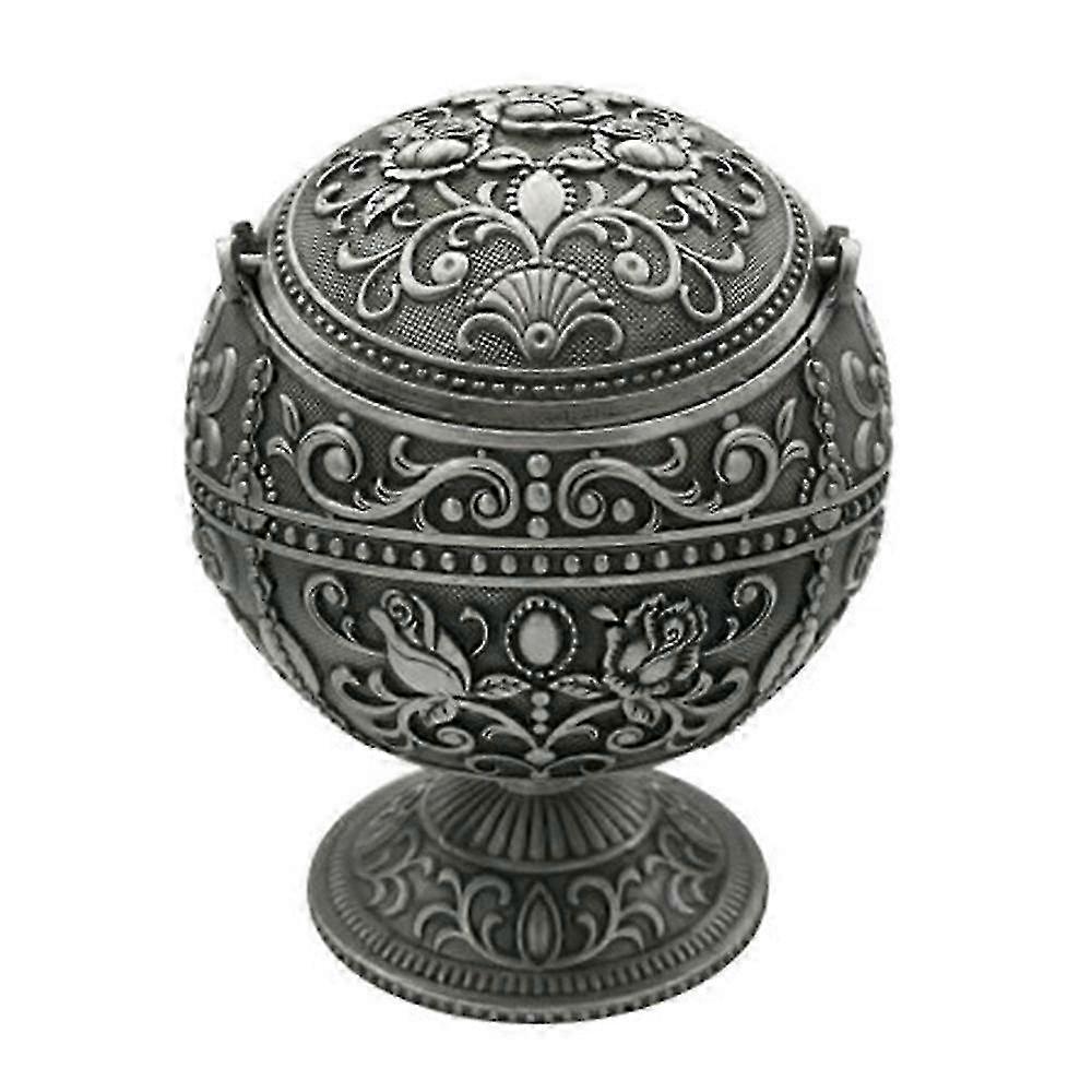 Large black covered ashtray deodorant 1 piece