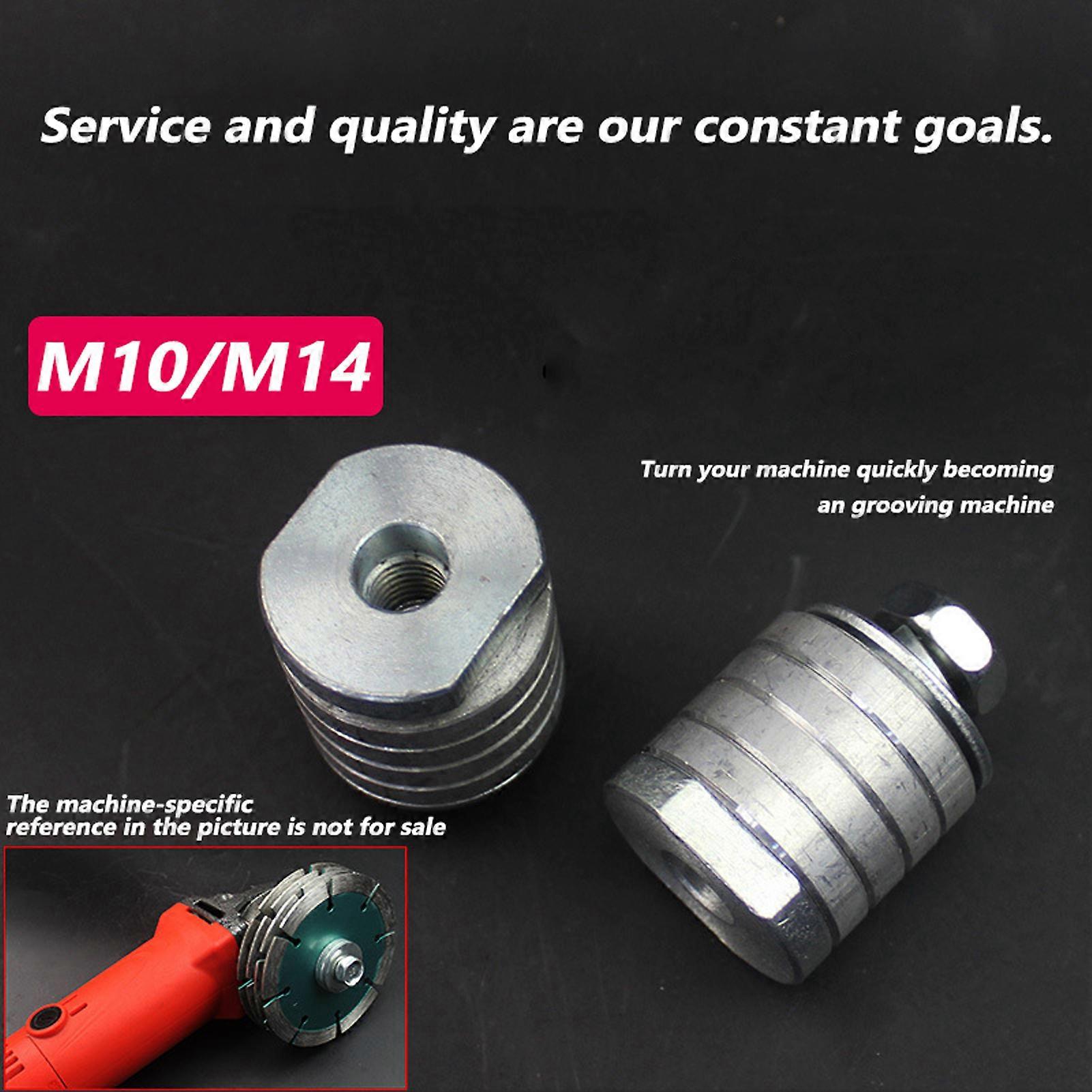 Angle Grinder To Grooving Machine Conversion Heads Accessory Professional Adapter Quick Convenient Utility Tool M10/ M14