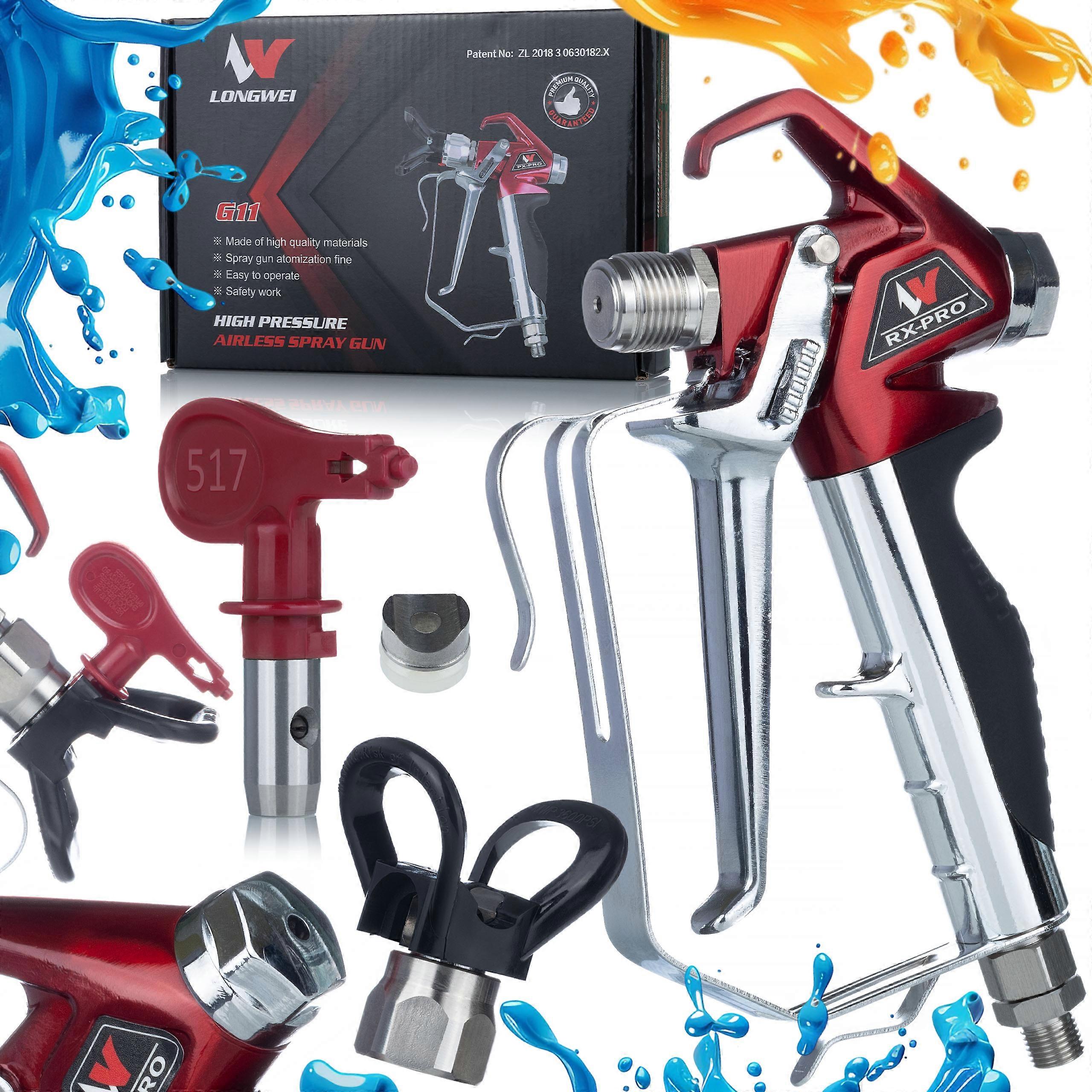 Rosfix Rx-Pro spray gun with guard and nozzle 517 | 248 bar, 660G, high quality